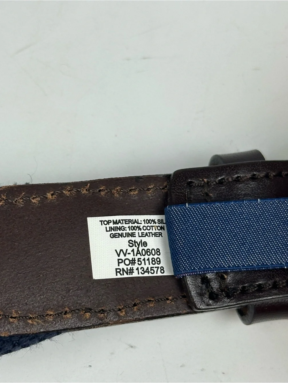 Vineyard Vines Maritime Signal Flag Belt with Brass Buckle